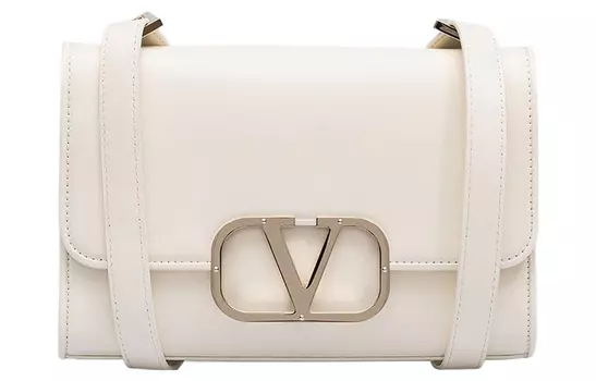 Valentino Сумка через плечо из коровьей кожи, женская, белая