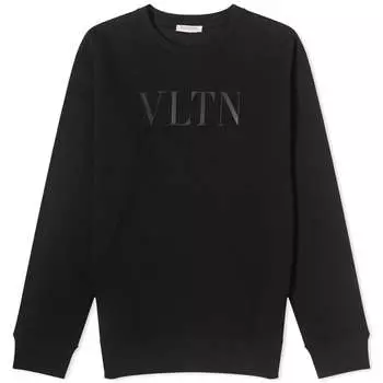 Valentino VLTN Круглый трикотаж, черный