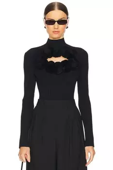 Валерия топ Aknvas, цвет nero