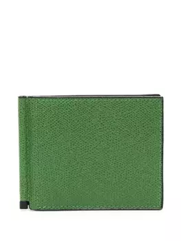 Valextra кошелек Simple Grip, зеленый