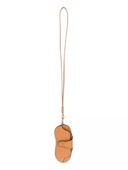 Valextra кожаный футляр для солнцезащитных очков, коричневый