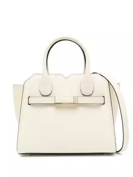 Valextra микро-сумка через плечо Milano, нейтральный