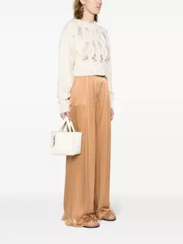 Valextra сумка-тоут Bucket размера мини, нейтральный цвет