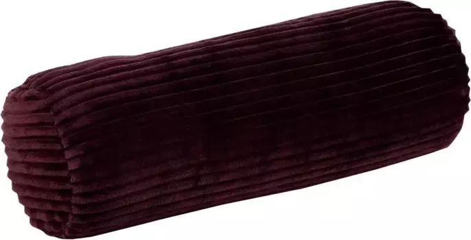 Валик для шеи Gzze "Cord Look", (1 шт.), с бархатисто-мягкой поверхностью 22 см, цвет brombeer