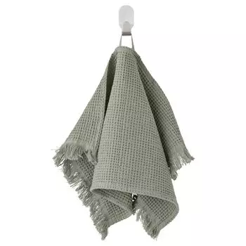 VALLASN ВАЛЛАСОН Гостевое полотенце, светло-зеленый, 30x50 см IKEA