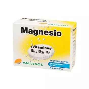 Vallesol шипучий магний B 24 комп.