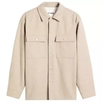 Валяная шерстяная рубашка Jil Sander, цвет ginger