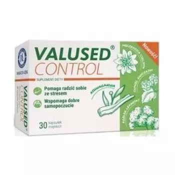 Valused Control, Биологически активная добавка, 30 капсул. Inna marka