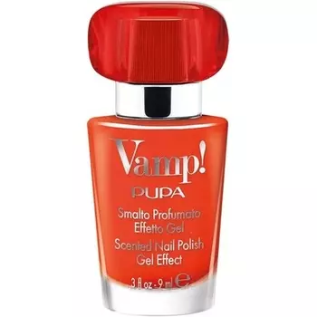 Вамп! Лак для ногтей ароматный гель-эффект 210 Sexy Orange, Pupa
