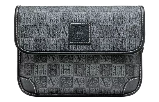 Vanessa Hogan Мужская сумка через плечо с монограммой, Подарочная коробка Волшебник страны Оз + кошелек Fei Hong + черный