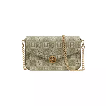 VANESSA HOGAN Сумки через плечо из ПВХ, маленькие, женские, зеленые