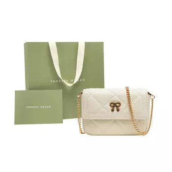 Vanessa Hogan Женская сумка через плечо серии Lingge, От белого