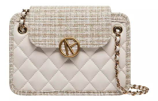 Vanessa Hogan Женская сумка через плечо серии Lingge, От белого