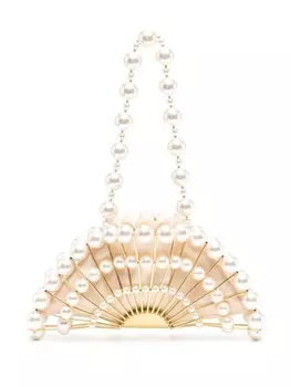 Vanina сумка на плечо The Reverence с искусственным жемчугом, белый