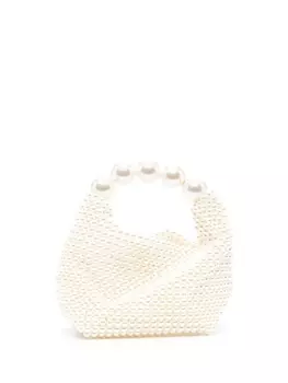 Vanina сумка-тоут Nuit с жемчугом, белый