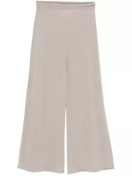 Vanis брюки палаццо тонкой вязки, нейтральный