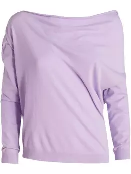 Vanis джемпер с драпировкой, фиолетовый