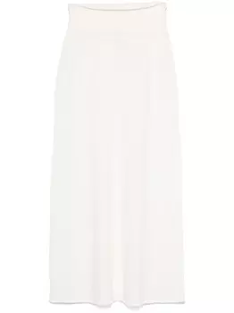 Vanis кашемировая юбка макси, нейтральный цвет