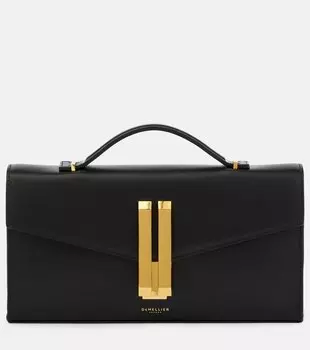 Ванкуверский кожаный клатч DeMellier, черный