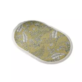 Ванная комната Trmate Яркий узор в виде листьев Цветочный принт Хорошее поглощение влаги Без запаха Украшение Моющийся ковер для гостиной Спальня Домашние вещи-F Stuttg, мультиколор