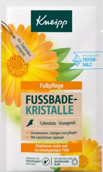 Ванночка для ног кристаллы календулы для ванны и amp Апельсиновое масло 40 г. Kneipp