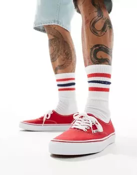 Vans Authentic – красные кроссовки
