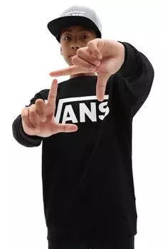 Vans - Детская толстовка 122-174 см., черный