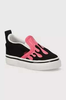 Vans Детские кроссовки TD Slip-On V, черный