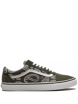 Vans кеды Old Skool Peace Paisley, зеленый