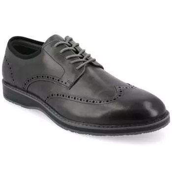Вэнс. Классические туфли Co Ozzy Wingtip Hybrid Vance Co., цвет Charcoal