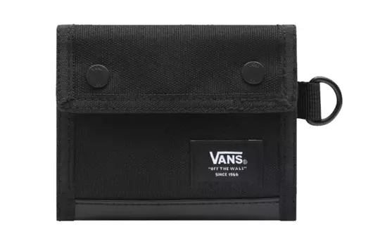 Vans Кошелек для монет из полиэстера, обычный, унисекс, черный
