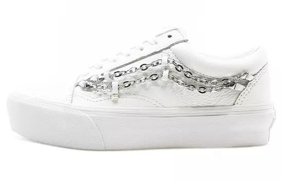 Vans Old Skool Platform 'Chain - True White'