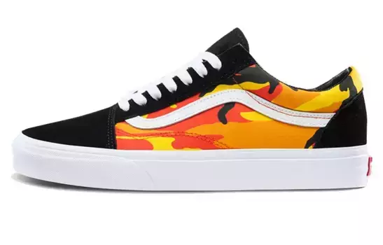 Vans Old Skool Pop Camo Orange