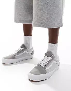 Vans – Old Skool – Серые кроссовки из замши и парусины