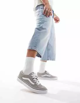Vans – Rowley – Серо-белые кроссовки