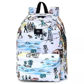 Vans Рюкзак Kide Collaboration из полиэстера, стандартный, унисекс, белый