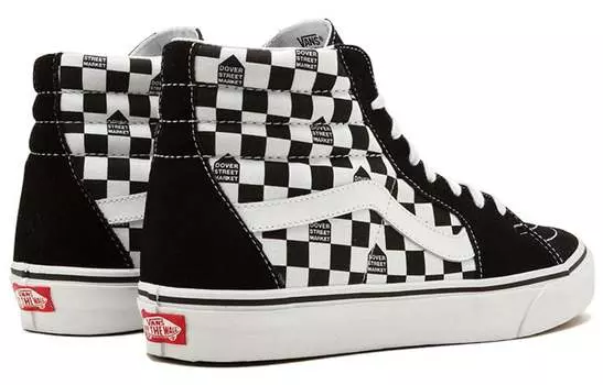 Vans Sk8-Hi DSM шахматная доска черный белый