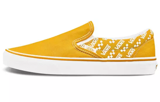 Vans Slip-On Classic 'Logo Repeat - Cadmium Yellow'