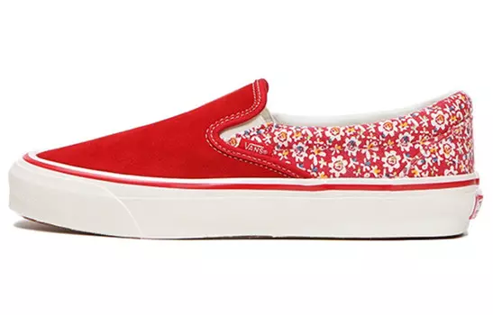 Vans Slip-On OG Classic LX 'Micro Daisy - Racing Red'