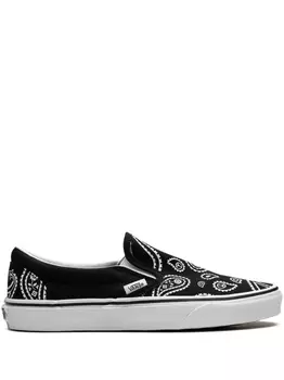 Vans слипоны Classic Slip-On Peace Paisley, черный