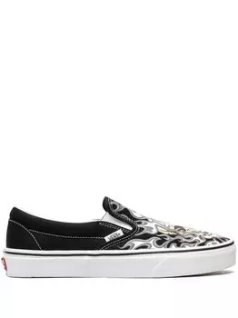 Vans слипоны Flash Skulls, черный