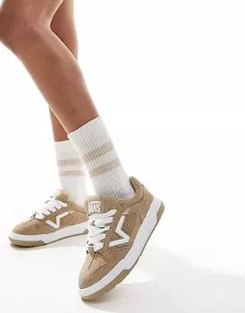 Vans – Upland – Светло-коричневые замшевые кроссовки на толстой подошве