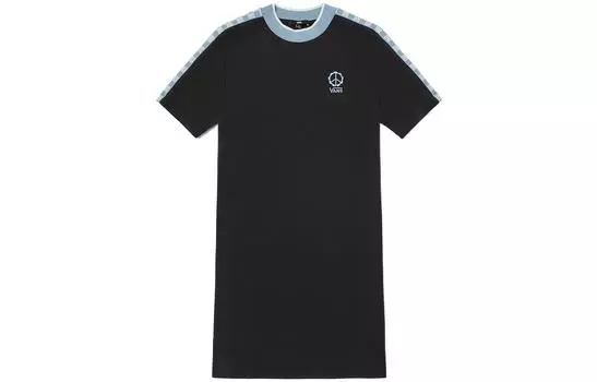 Vans Женское платье с шортами и рукавами, цвет Black