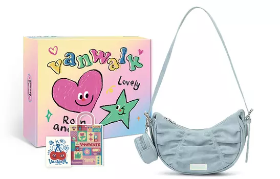 VANWALK Женская сумка через плечо, Барби Блю