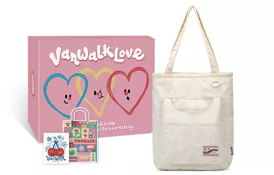 VANWALK Женская сумка через плечо, Белый + значок