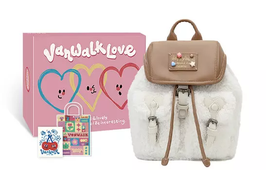 VANWALK Женский рюкзак, Фундук какао коричневый