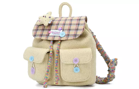 VANWALK Женский рюкзак, Голубое печенье с морской солью.