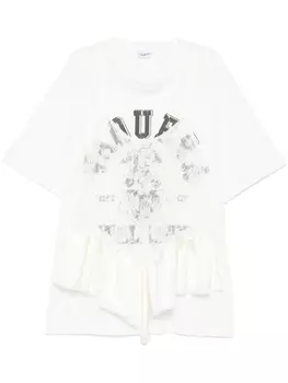 Vaquera многослойная футболка, белый