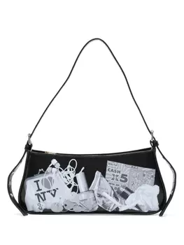 Vaquera сумка на плечо с принтом, черный