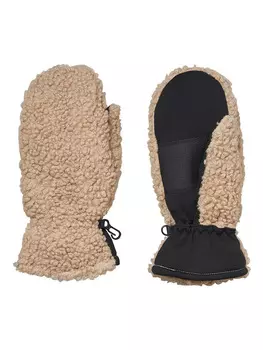 Варежки Becksndergaard Teddyplsch Teddy, бежевый